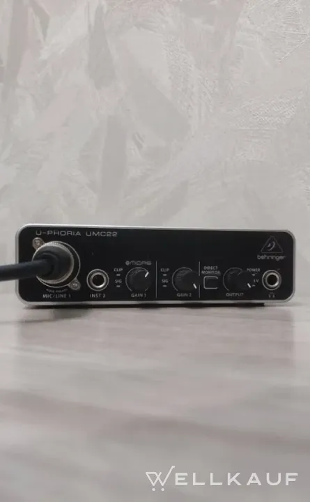 Behringer umc22 Soundkarte