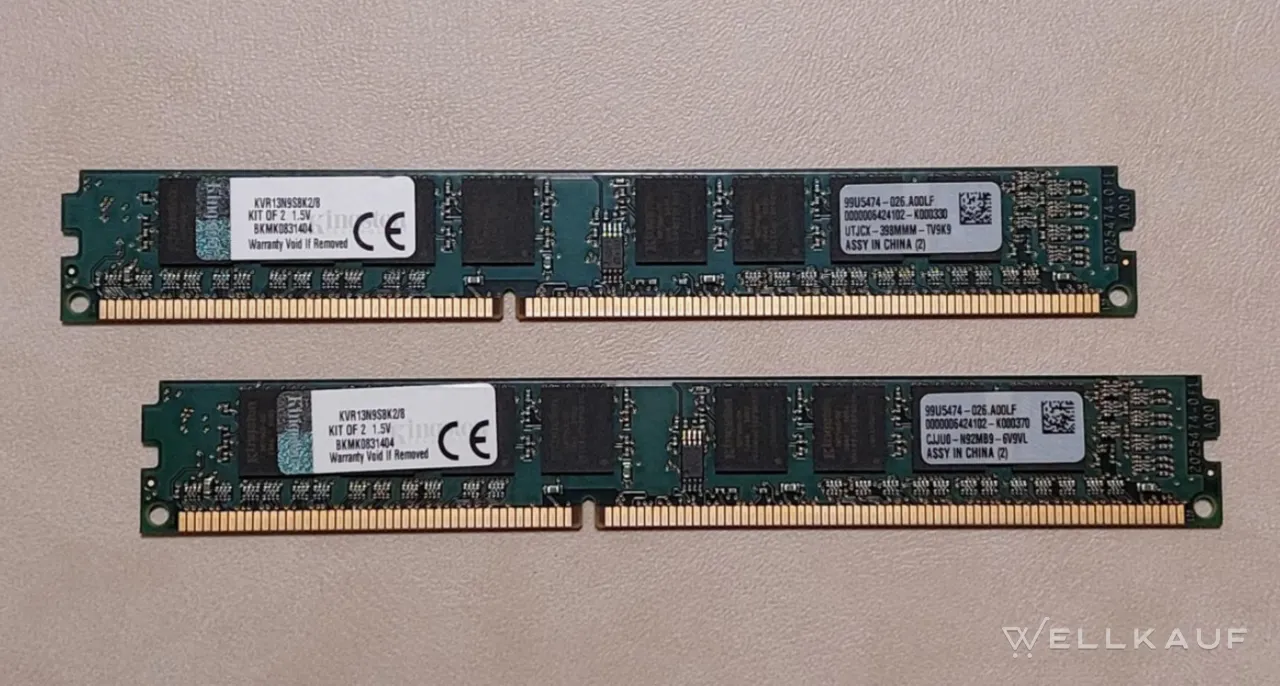 Kingston 8GB(2x4GB) DDR3 