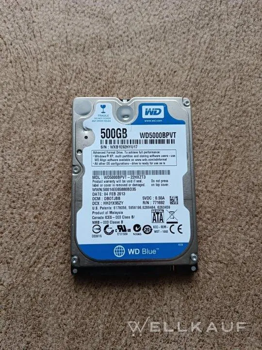 2.5 500GB Festplatte