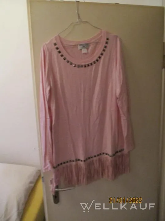 rosa Pulli Größe 38 / Oversize