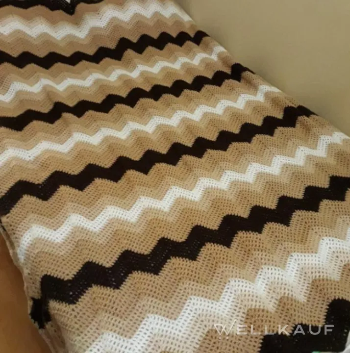 Handgestrickte Decke
