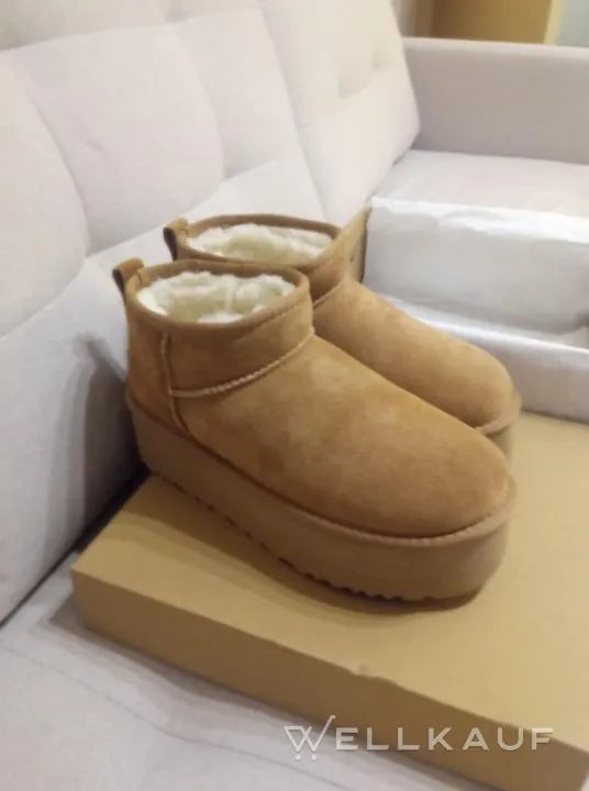 echte Plateau-Ugg-Boots