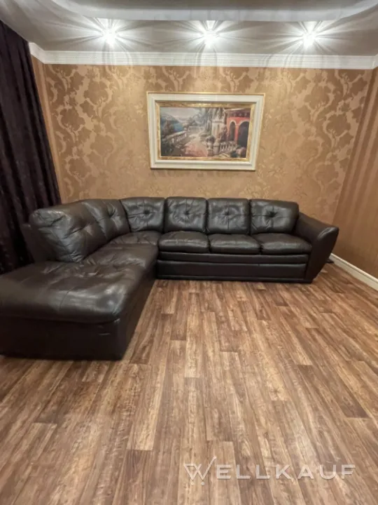 Ecksofa aus Leder