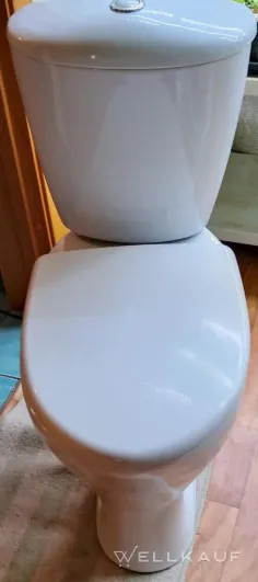 Toilette mit Spülkasten