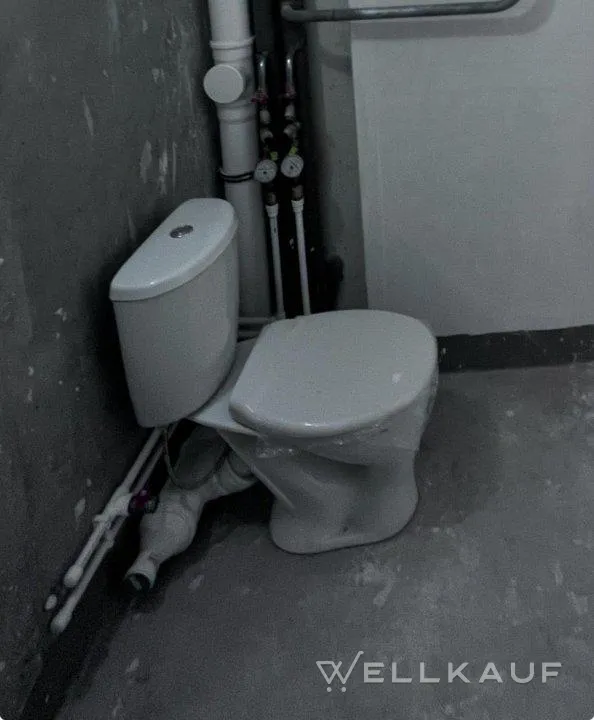 Toilettenschüssel vom Bauherrn