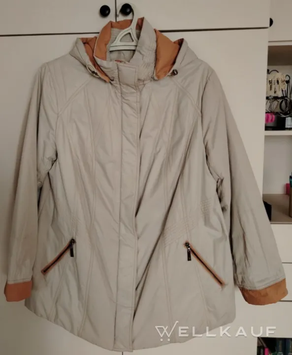 Beige Jacke