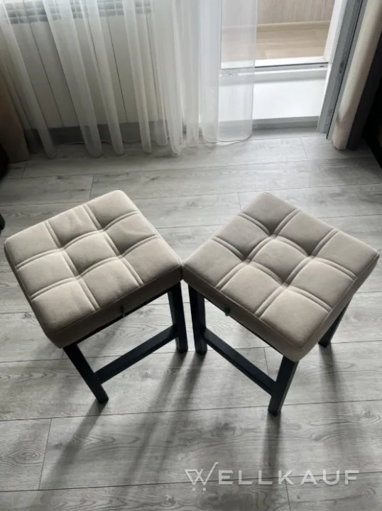 Hocker im Loft-Stil, 2 Stück