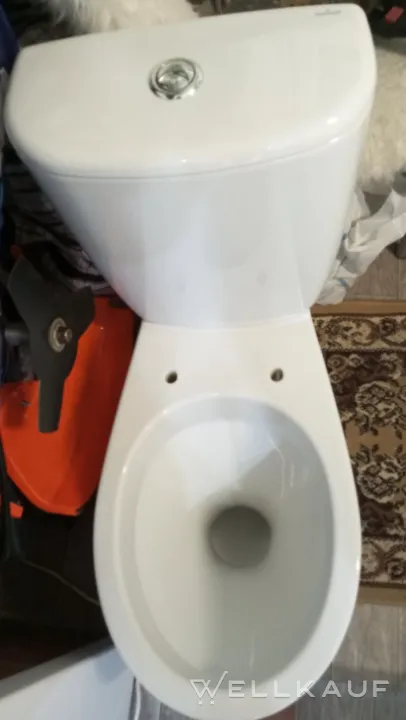 Die Toilette ist neu