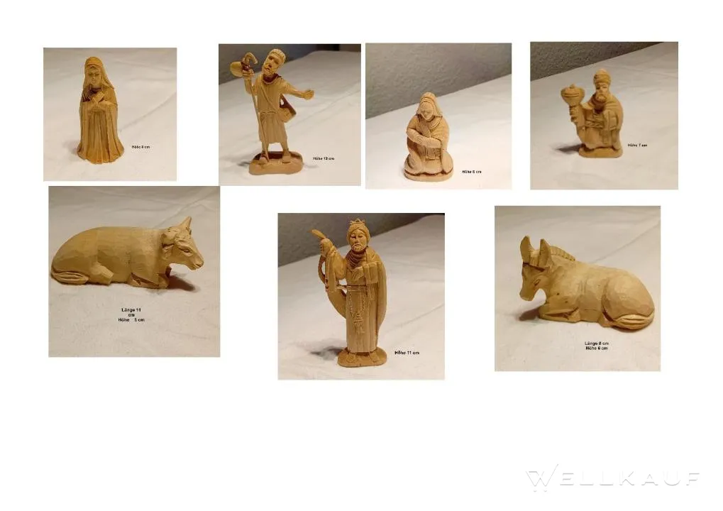 handgeschnitzte Krippenfiguren