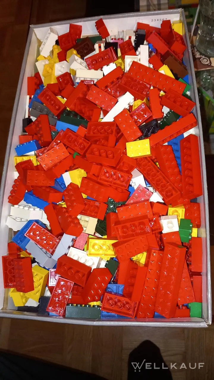 LEGO - ca. 3kg, 2 reihig