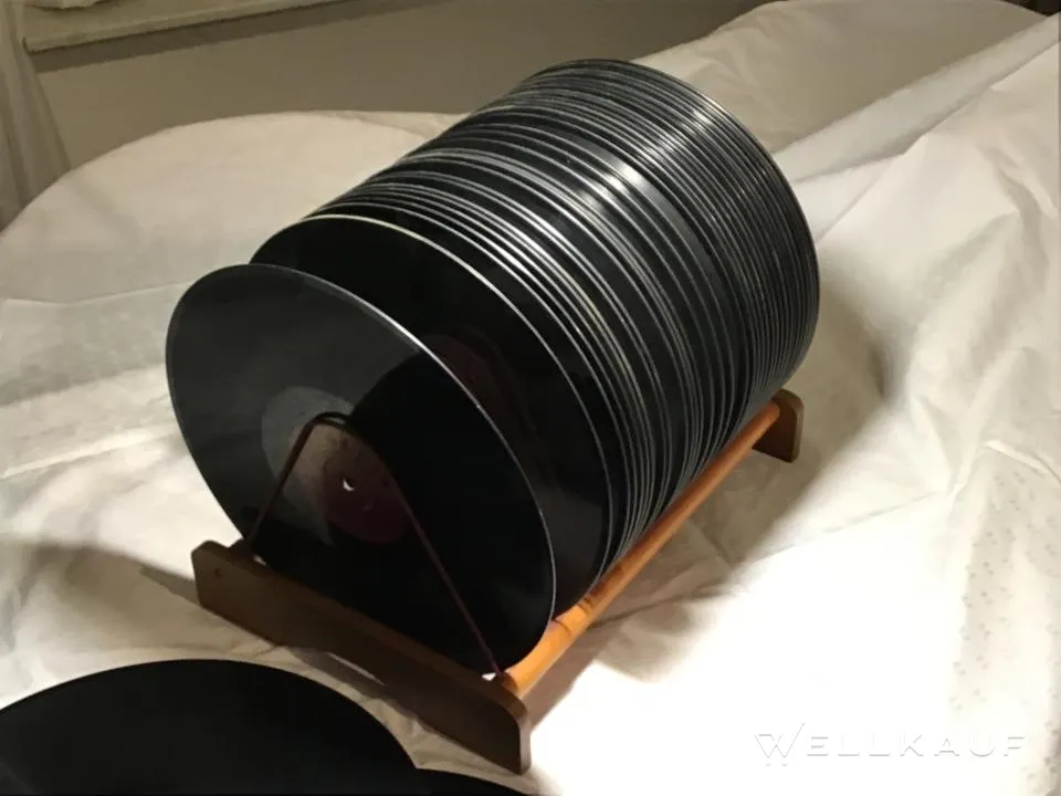 Alte antike Schellackplatten 