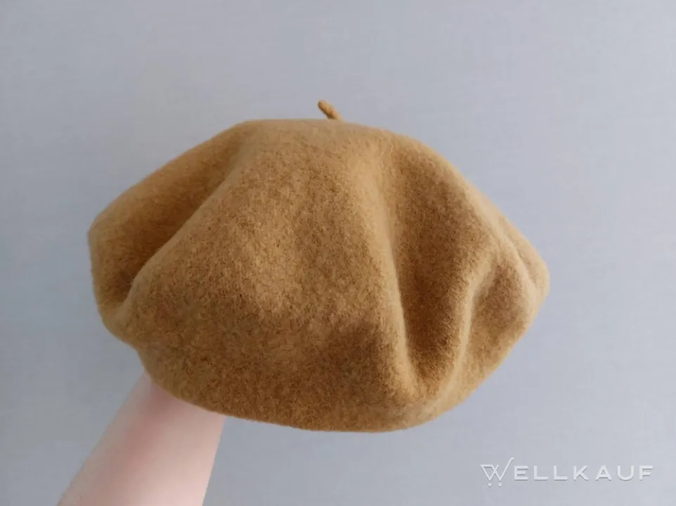 Baskenmütze aus 100 % Wolle