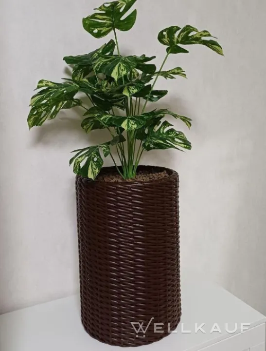 Zylinderförmiger Blumentopf