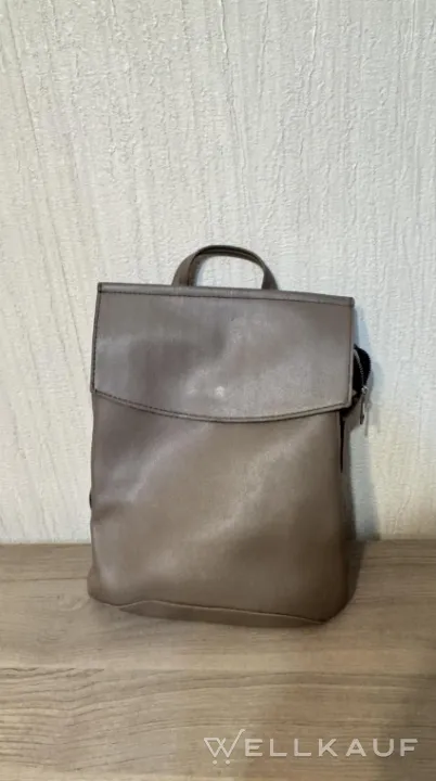 Damenrucksack, dunkelbeige