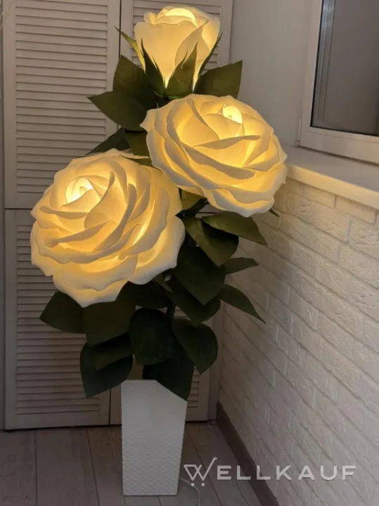 Stehlampe Rosenlampe