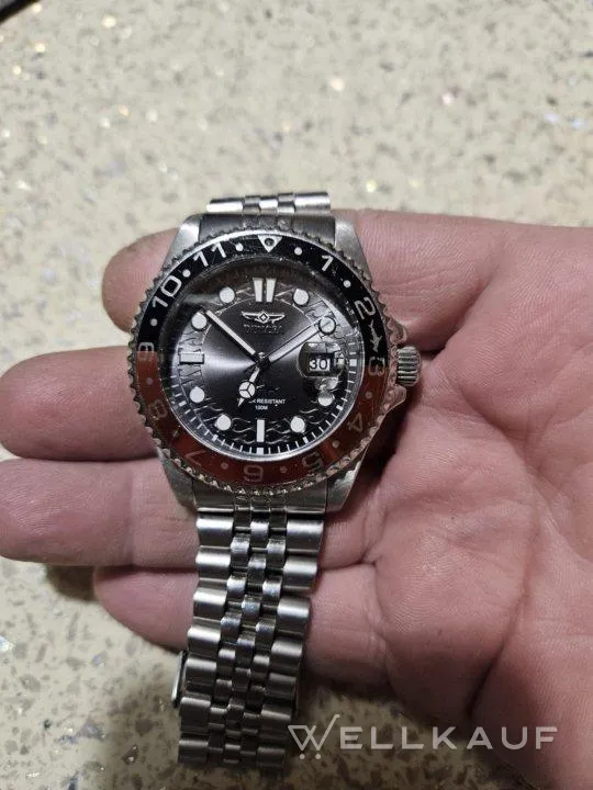 Herrenarmbanduhr, Quarzwerk