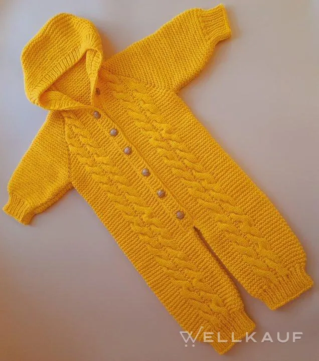Gestrickter Kinderoverall