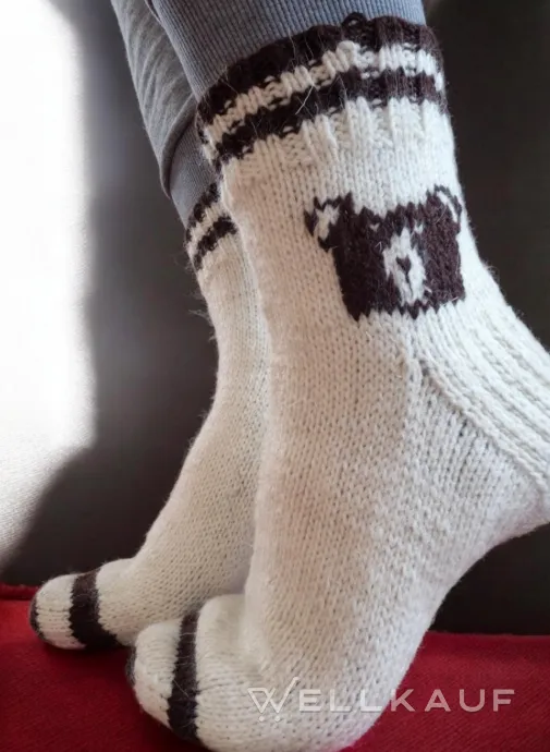 Socken aus Naturwolle