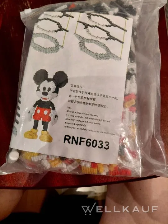 Art Lego steckfigur Micky Maus