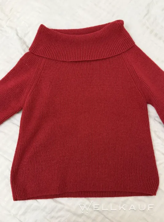schulterfreier Pullover
