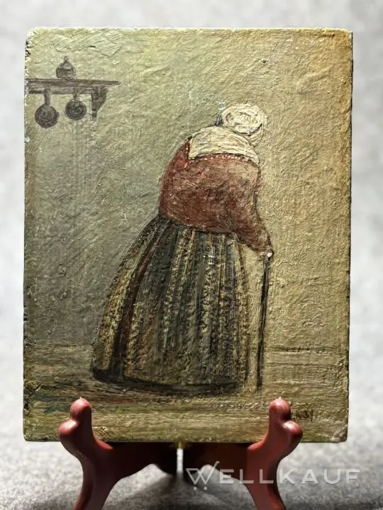 19Jh. Gemälde von GADY Frau