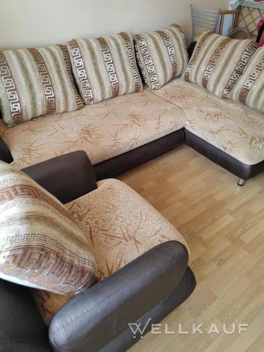 Sofa mit Sessel