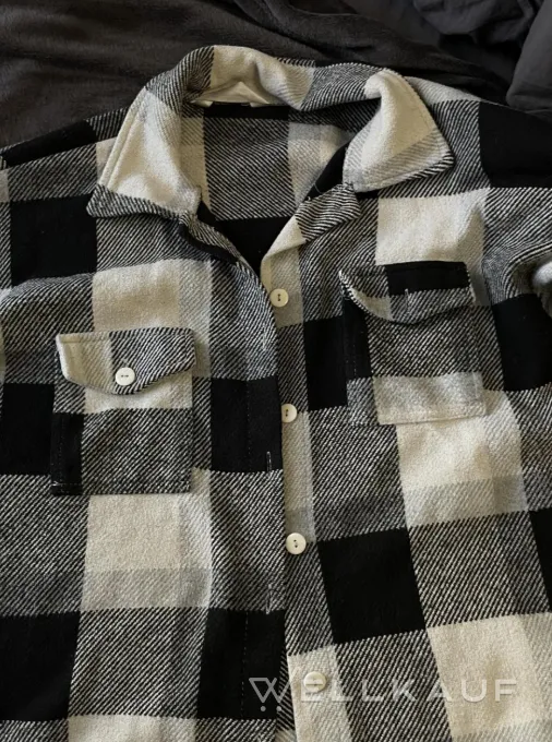 Warmer karierter Pullover