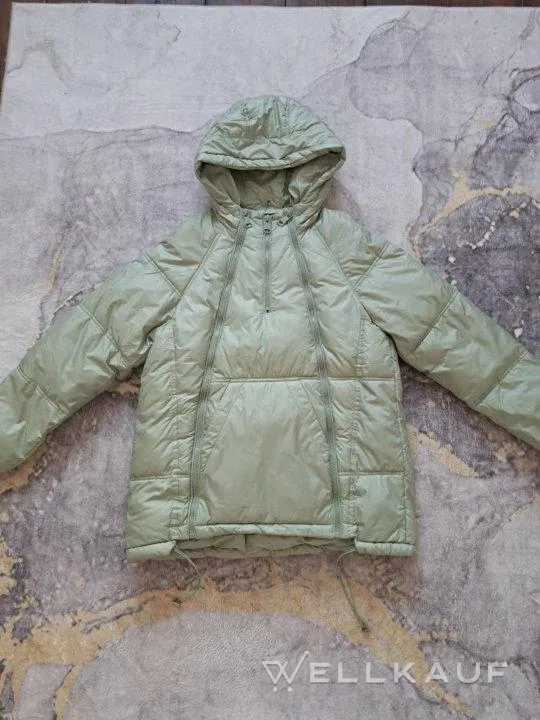 Anorak-Daunenjacke, Größe 42.