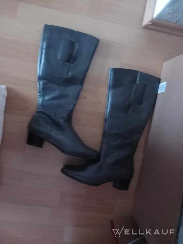 Luftpolster Damen lederstiefel