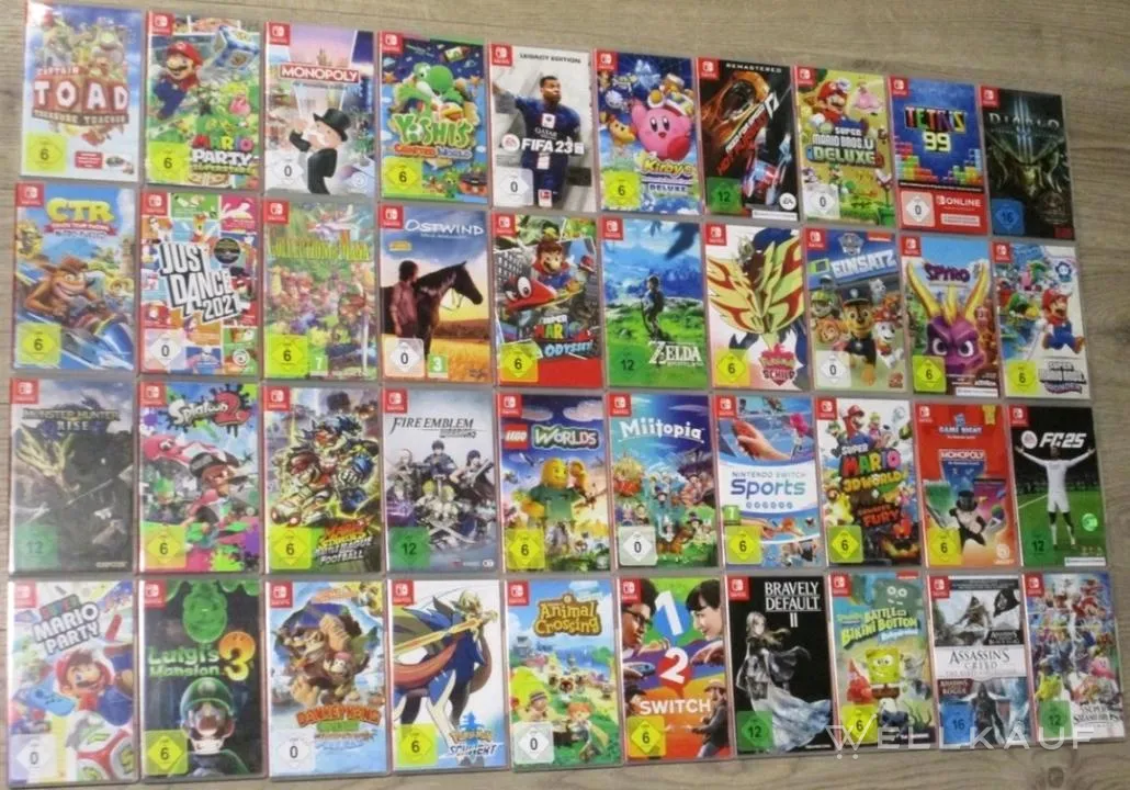 Nintendo switch Spiele 
