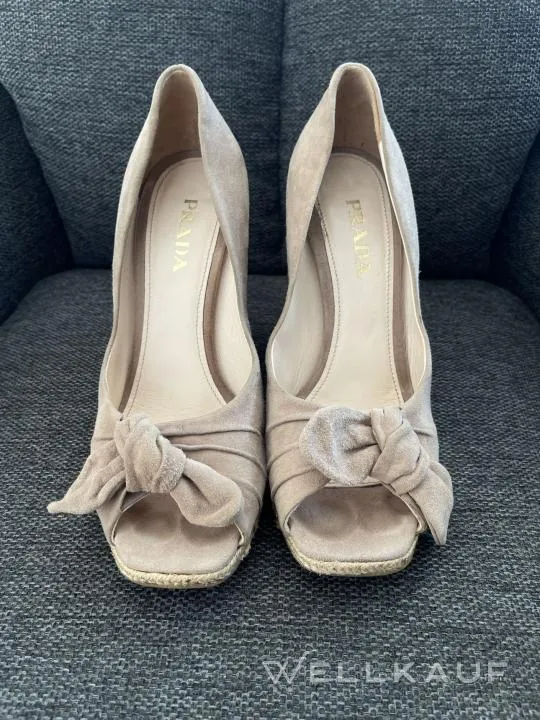 Prada Schuhe beige Gr: 38,5