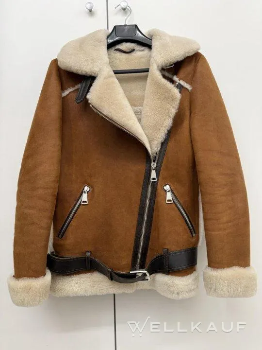 Damen-Lammfellmantel