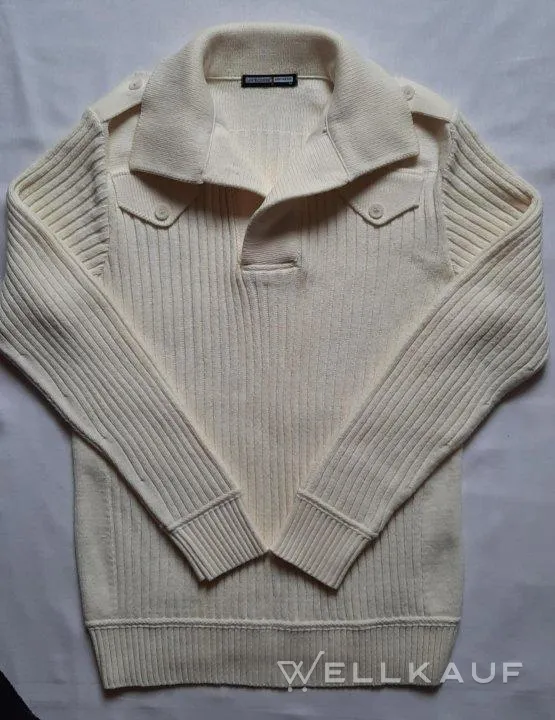 Sweater mit Umlegekragen