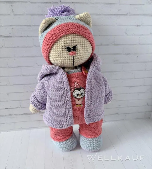 Gestrickter Tilda-Kater