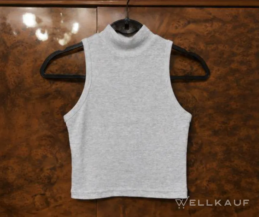Ärmelloses Rollkragentop