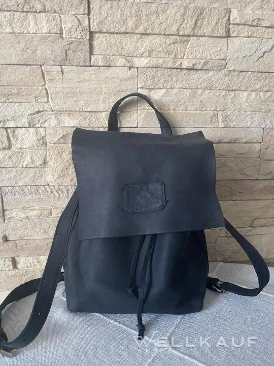genuine leather backpack